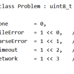 enum class for bit flags